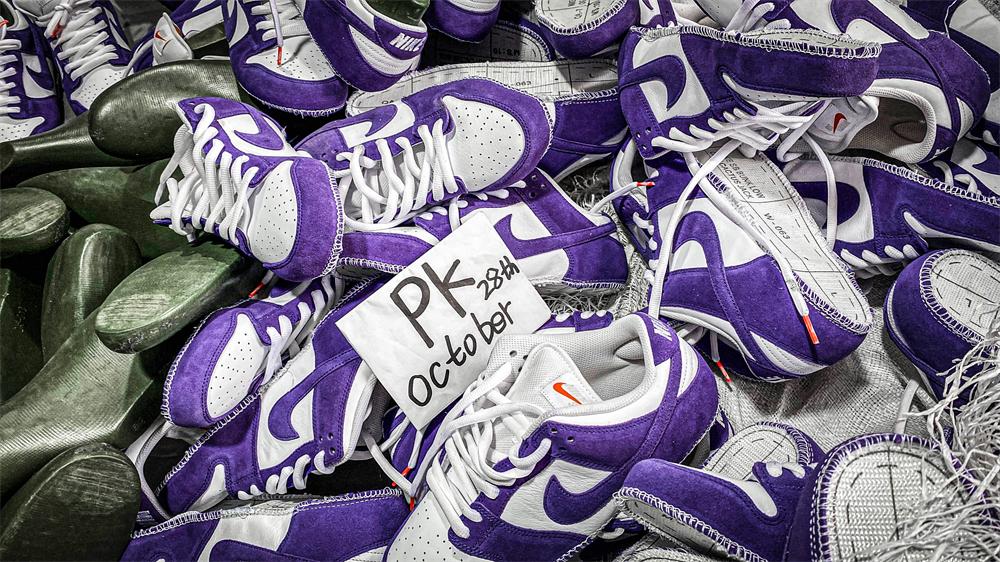 PK GOD Nike Dunk Low Pro ISO Orange Label Court Purple RETAIL MATERIALS READY TO SHIP